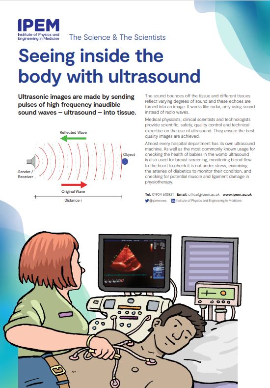 Seeing inside the body with ultrasound poster