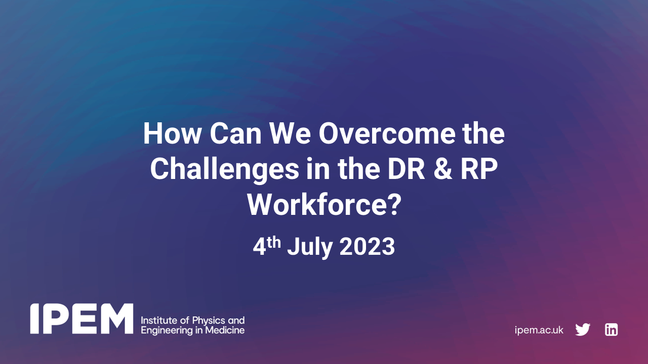 How Can We Overcome the Challenges in the DR & RP Workforce?