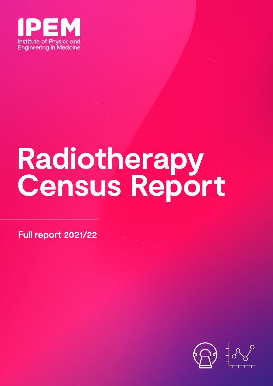 Cover of 2021 Radiotherapy Workforce Census Report