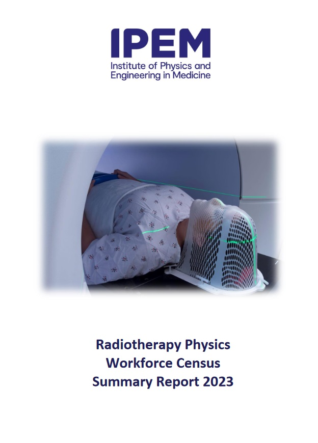 Cover of 2023 Radiotherapy Workforce Census - Summary Report