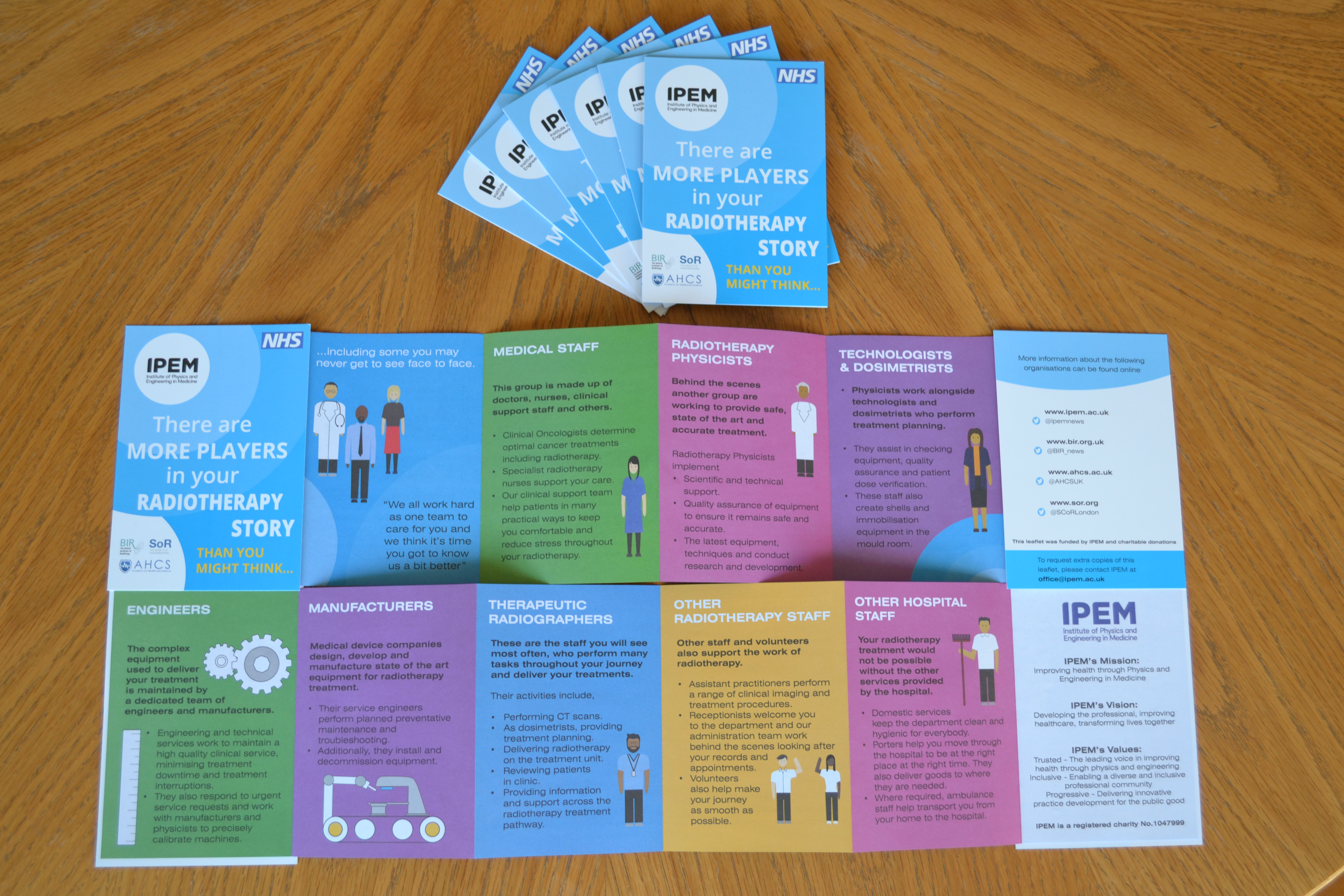 New radiotherapy leaflet for patients