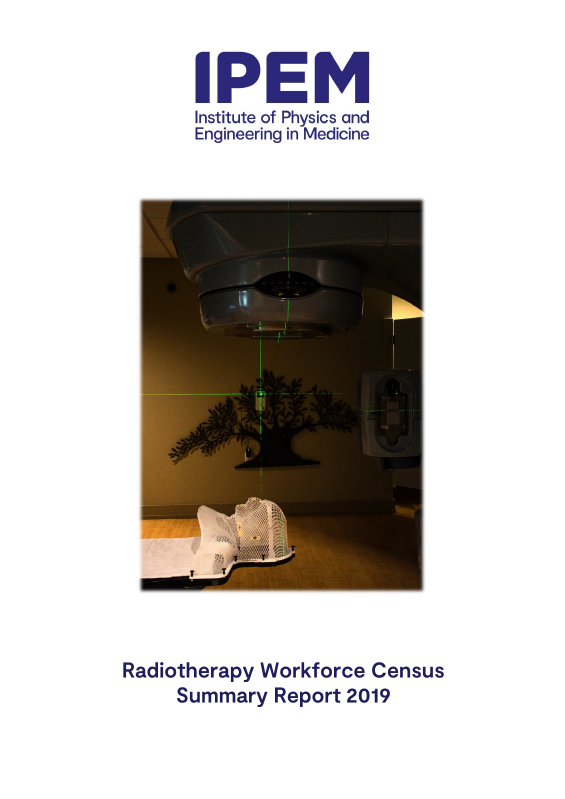 Cover of 2019 Radiotherapy Workforce Census - Summary Report