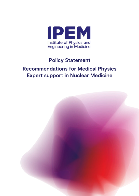 Cover of Recommendations for Medical Physics Expert support in Nuclear Medicine - 2021