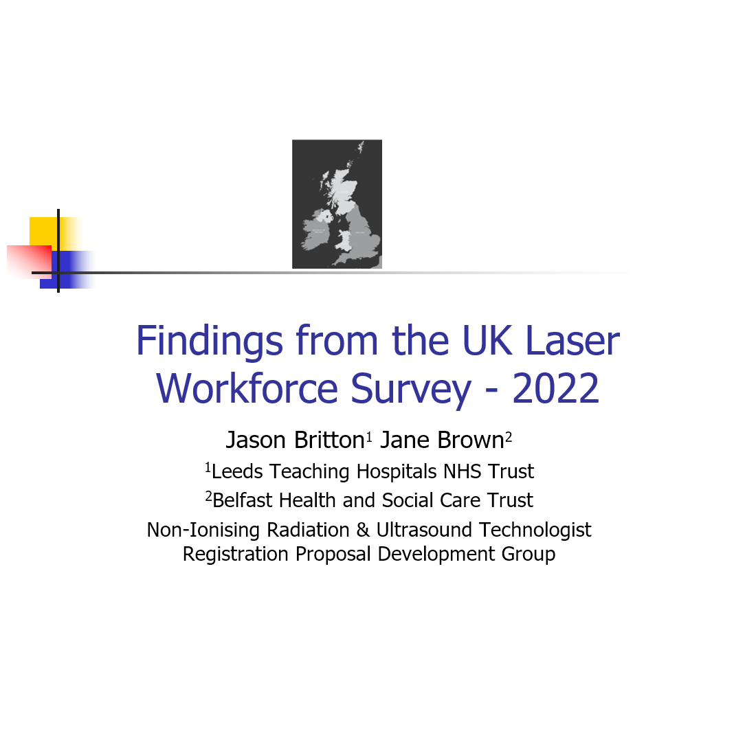Cover of 2022 Laser Workforce Survey Presentation